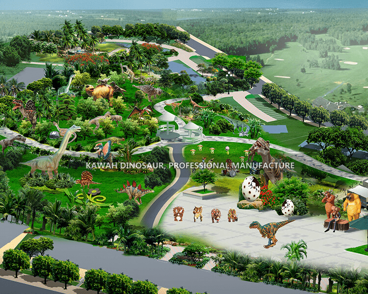 1 Dinosaur theme park design