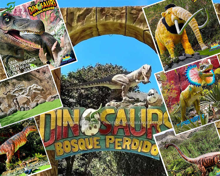 1 Kawah Dinosaur Park Showcase Aqua River Park In Ecuador