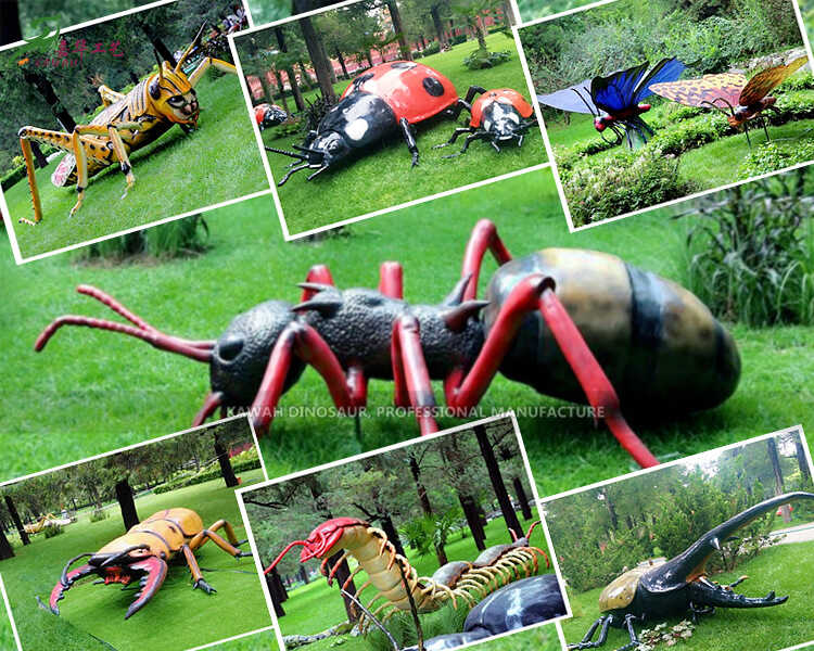 2 Kawah Dinosaur Park Showcase Animatronic Insects World In China