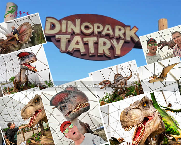2 Kawah Dinosaur Park Showcase Dinopark Tatry In Slovakia