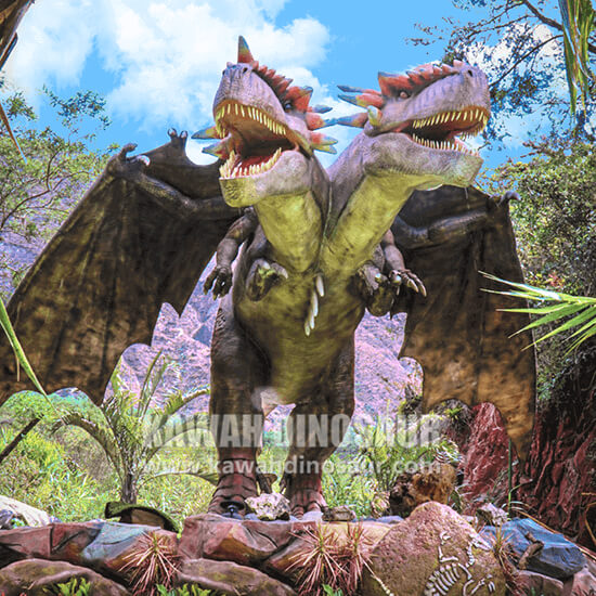 3 ANIMATRONIC DRAGON MODEL FOR SHOW