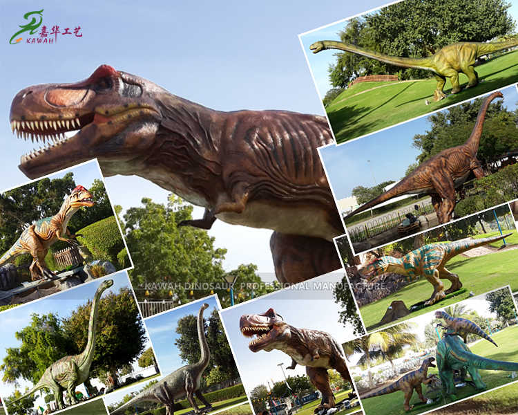 3 Kawah Dinosaur Park Showcase Naseem Park hauv Oman
