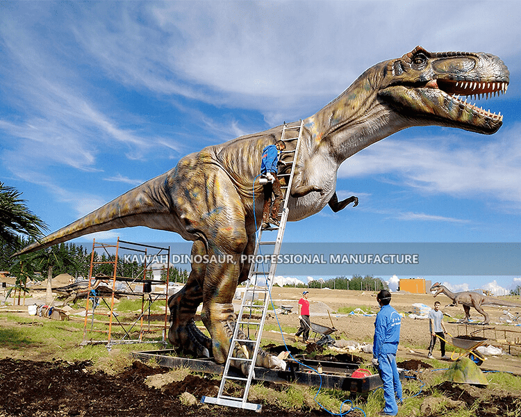 6 Tyrannosaurus Rex Animatronic Dinosaur installation site