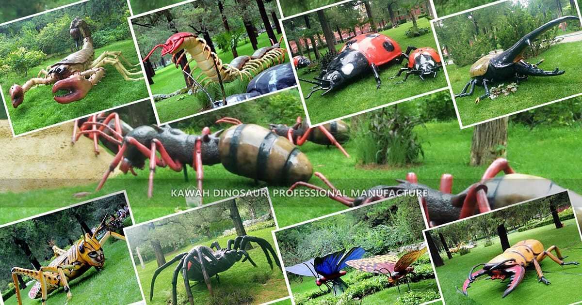 Zigong Kawah Simulazione Modelli di insetti Animatronic Insects World (1)