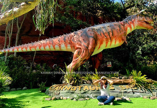 L'un des paysages les plus brillants de 12 mètres Carnotaurus Aqua River Park (7)