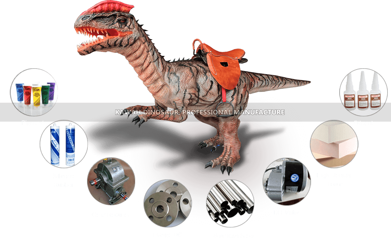 Animatronic Dinosaur Ride fő anyagok