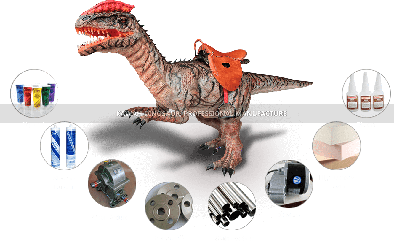 Animatronic Dinosaur Ride Glavni materiali