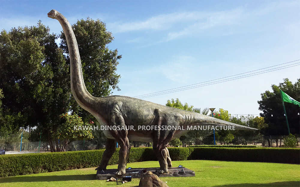 Kawah-ის მწარმოებელმა დინოზავრის ინსტალაცია დაასრულა Naseem Park-ში (5)