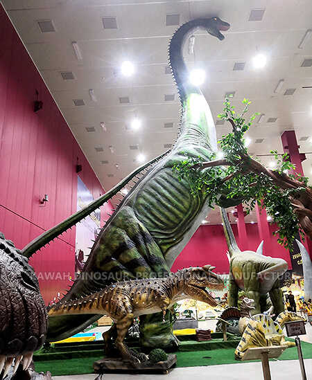 Decoración de Nadal de dinosauros de interior República de Corea (4)