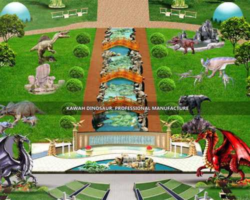 Dinosaur Theme Park Design