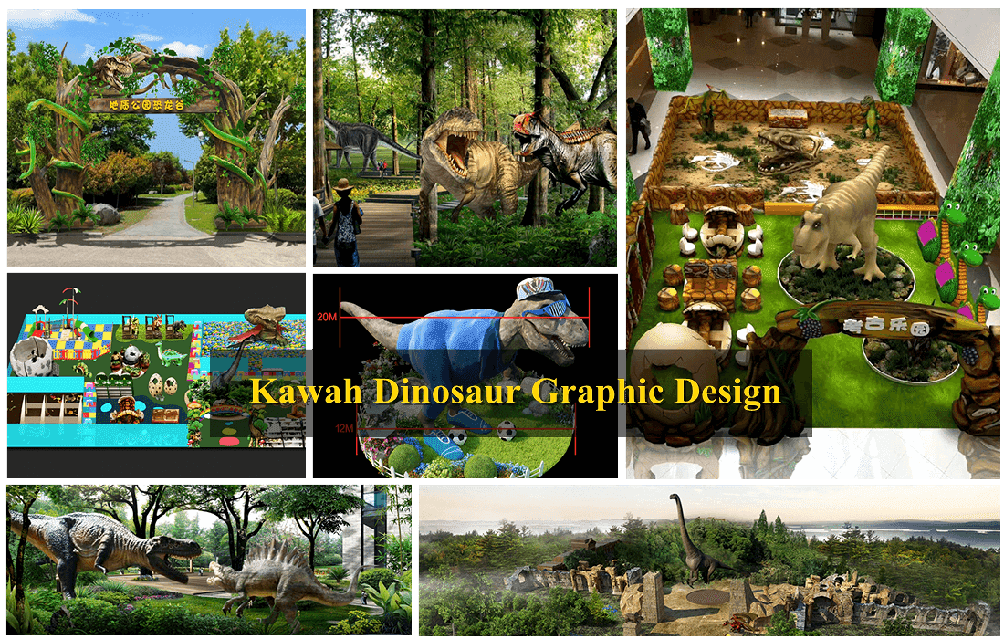 kawah-Dinosaurier-Grafik-Design