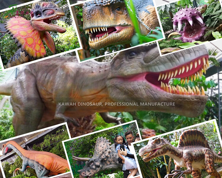 Ķīnas ieskaujošais iekštelpu dinozauru parks