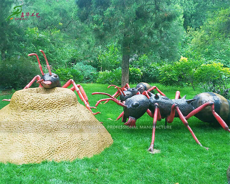 Adventure Park Display Big Bugs Ant Animatronic Insects Ant Statue ...