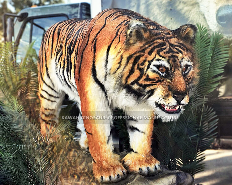 Animatronic Tiger Statue Realistic Animatronic Animals Zoo Park ...