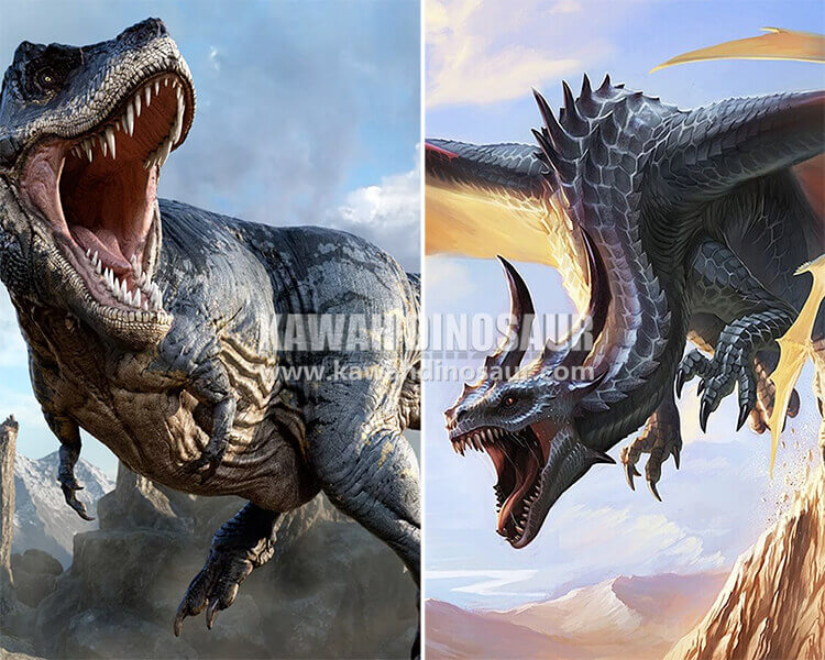 1 Difference Between Dinosaurs and Western Dragons.