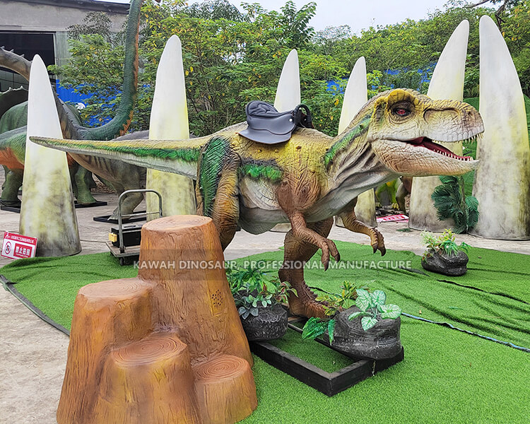 Dinosaur Ride T-Rex Dinosaur Animatronic Realistic Dinosaurs Kawah