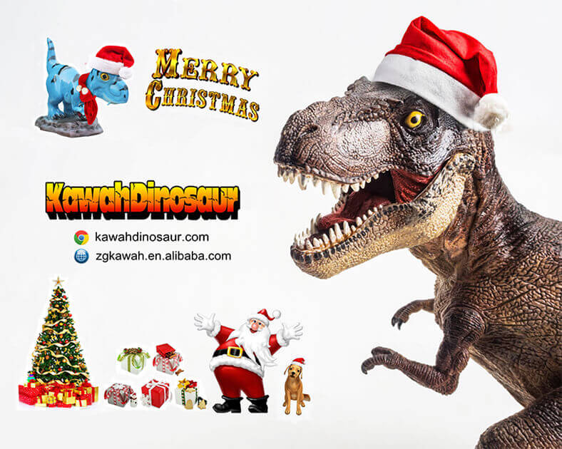 1 Kawah Dinosaur Merry Christmas 2023