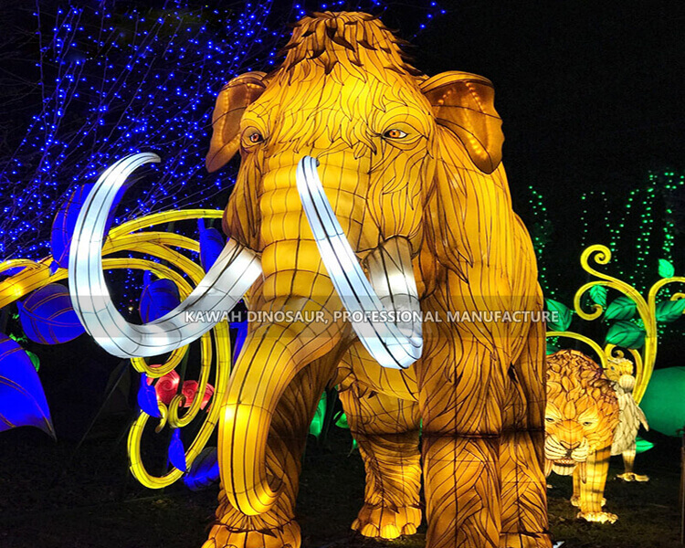Mammoth Lanterns Customized Outdoor Park Animals Lanterns