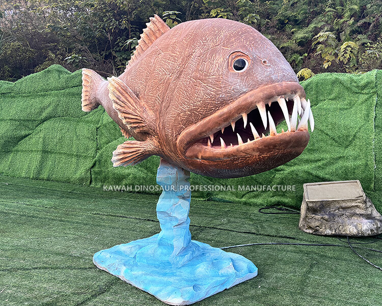 Simulated Deep Sea Fish Model Animatronic Fangtooth Fish Factory ...