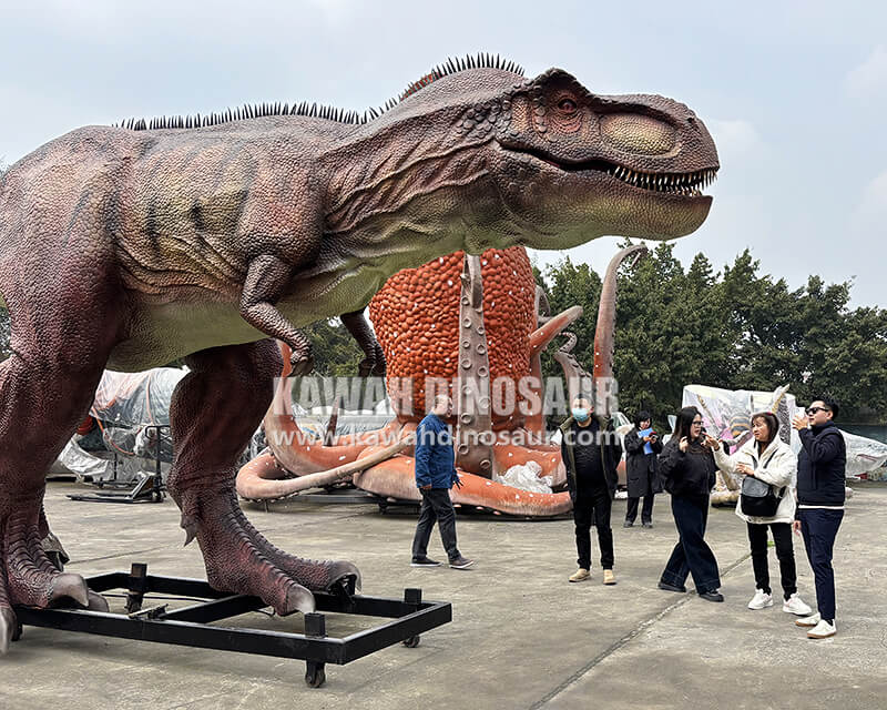 1 Thai Clients Visit Kawah Dinosaur Factory for Realistic Dinosaur Park Project