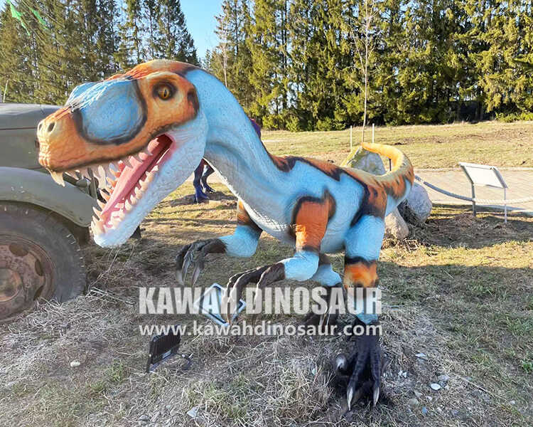 1 What material is the skin of the Animatronic Dinosaurs