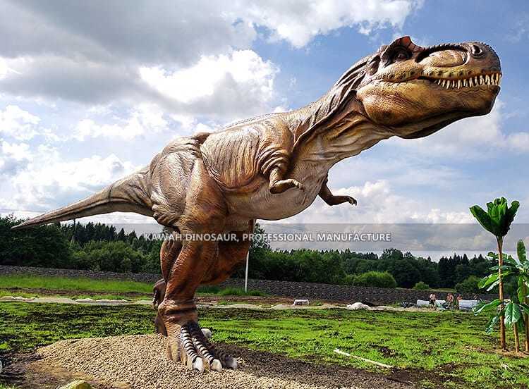 15 Meters Tyrannosaurus Rex installation in dinosaur park (2)