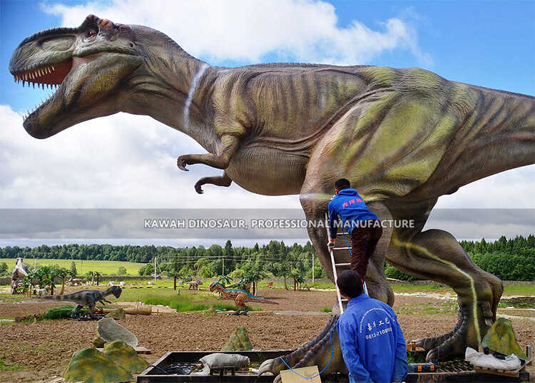 15 Meters Tyrannosaurus တပ်ဆင်ခြင်း (၃)ခု၊