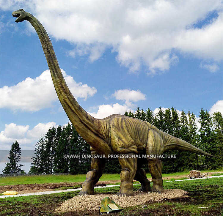 18 metru Sauroposeidona instalācija Dino parkā (1)