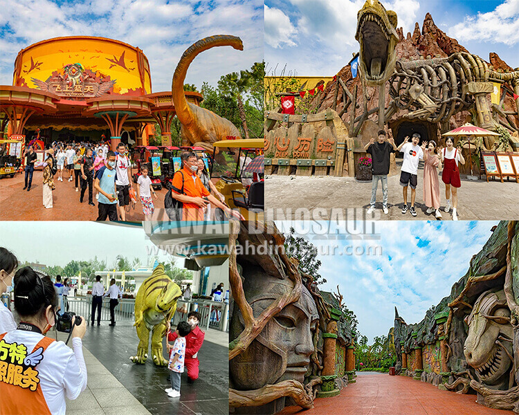 2 Zigong Fangtewild Dino Kingdom ukuvulwa okukhulu