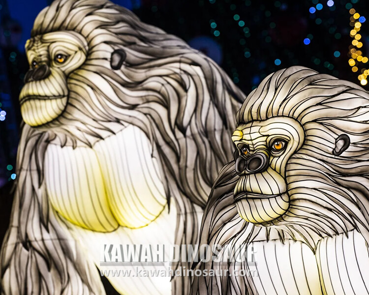 3 Customized gorilla lanterns