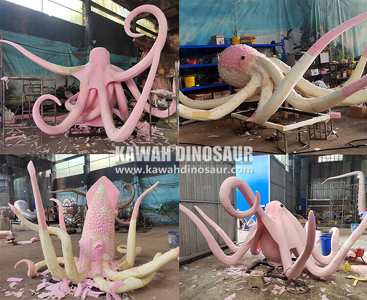 3 Kawah Dinosaur Factory Індивідуальна реалістична модель - модель гігантського восьминога.