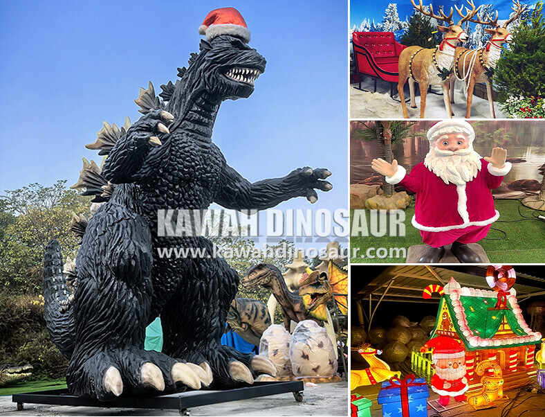 3 Kawah Dinosaur Merry Christmas 2023