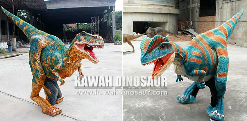 3 Nyowani yakakwidziridzwa dinosaur costume maitiro