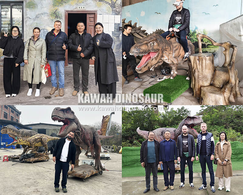 3 Visiting Kawah Dinosaur Factory Overseas Clients Tour and On-Site Communication