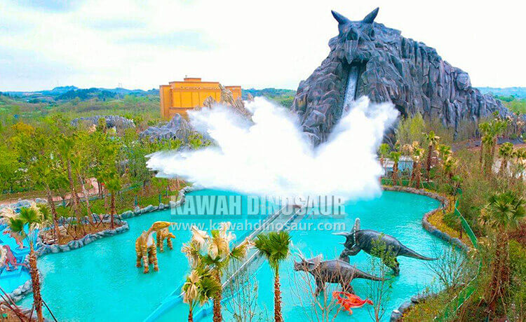 افتتاحیه بزرگ 3 Zigong Fangtewild Dino Kingdom