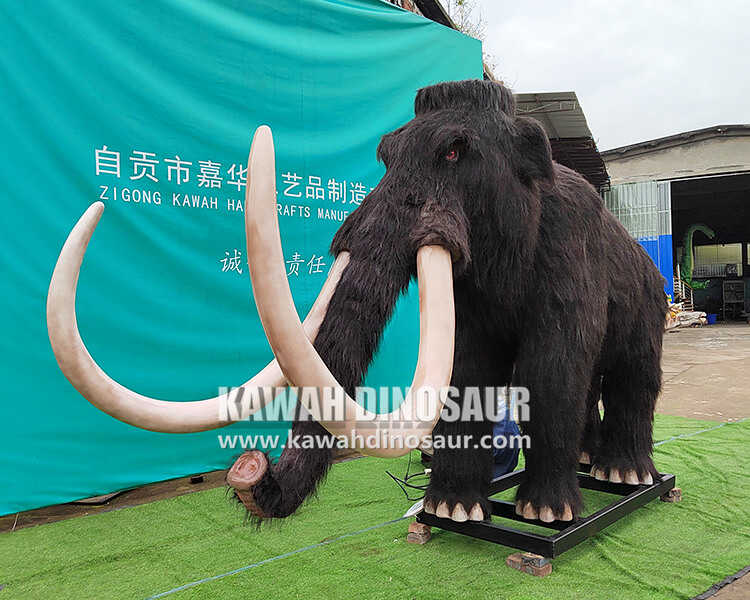 4 Animatronic mammoth Life Size Realistic Mommoth သည် Kawah မှဖြစ်သည်။