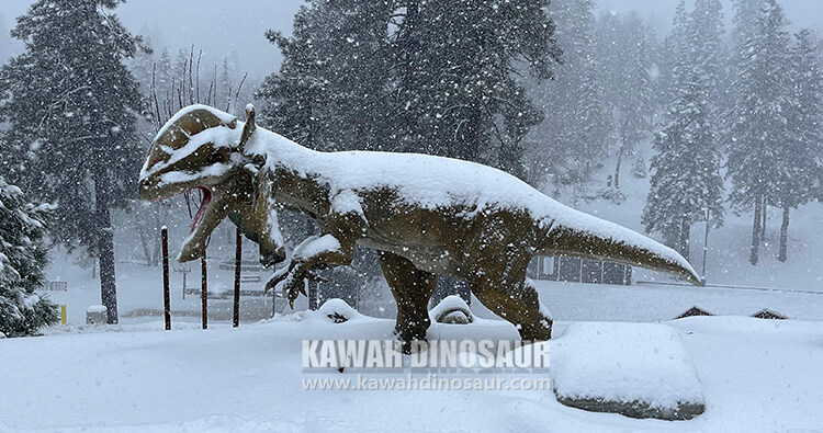 4 యానిమేట్రానిక్ డైనోసార్లు దీర్ఘకాలిక బహిరంగ ఎండ మరియు వర్షానికి గురికావడాన్ని తట్టుకోగలవా?