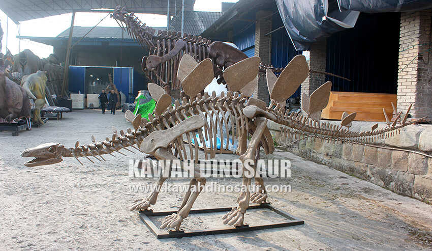 4 Dinozawr skeletiniň nusgalary nädip ýasalýar