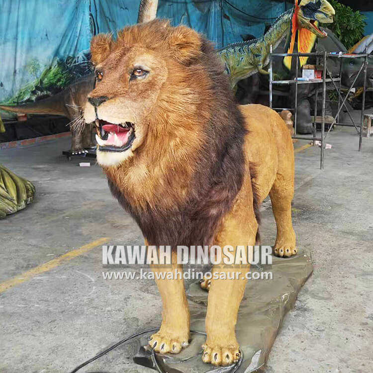 4 Ahoana ny fomba fanaovana simulation Animatronic Lion model