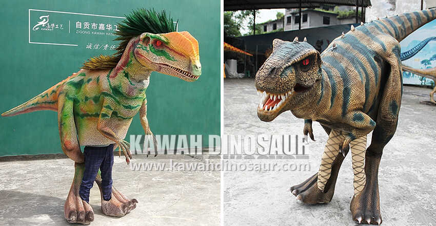 4 New upgraded dinosaur costume manufacturing process