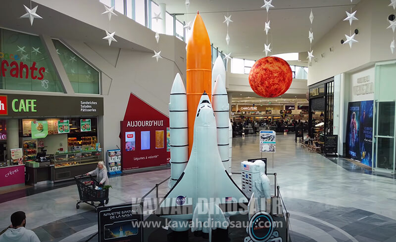 4 Simulated Rocket Spaceship kawah factory