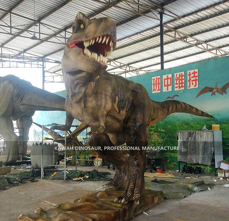 4 Zigong Kawah dinozauru rūpnīcas krāsošana un nodošana ekspluatācijā