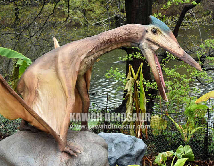 4 Zigong Kawah Dinosaur Factory Realistisk Pterosauria