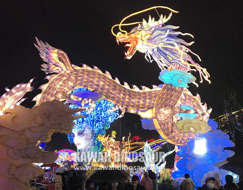 4 Zigong မီးပုံးပွဲတော်အလင်းရောင်
