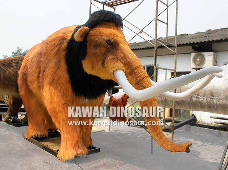 5 Animatronic mammoth Life Size Realistic Mommoth Kawah