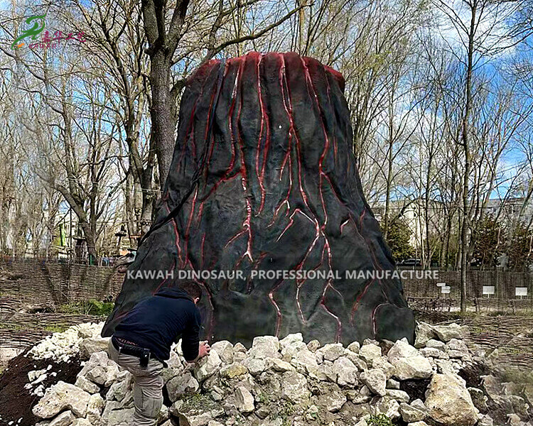 5 Buy Realistic Fiberglass Volcano for Sale Theme Park Decoration