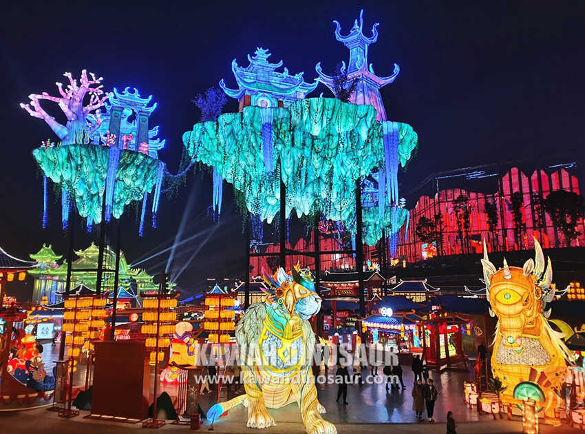 5 Zigong မီးပုံးပွဲတော်အလင်းရောင်
