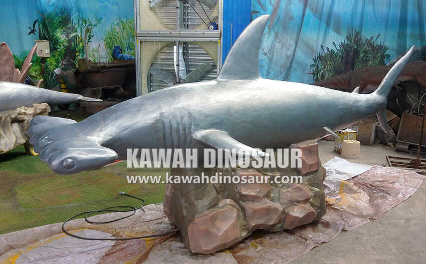 6 Customized Animatronic Marine Animals for French customer.