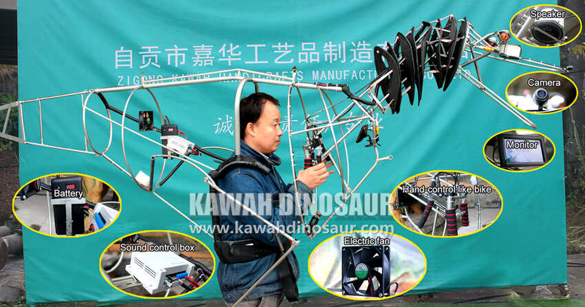 6 New upgraded dinosaur costume manufacturing process
