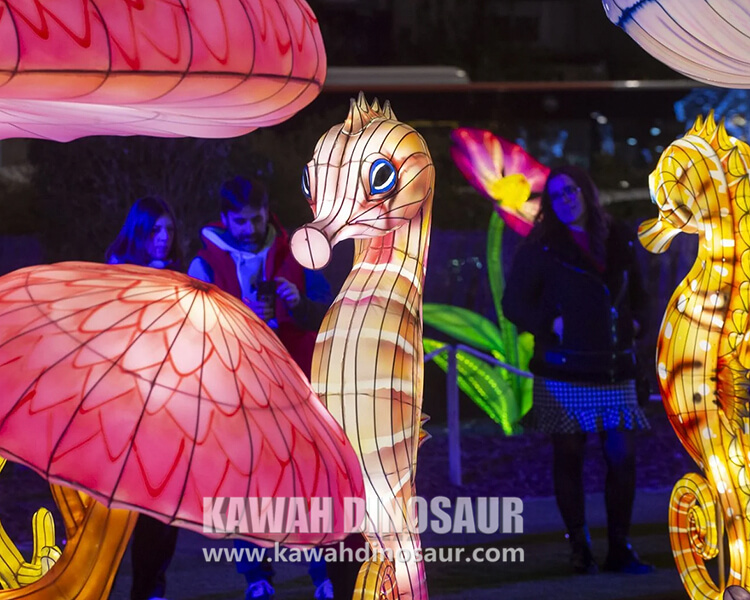8 Customized Sea Horse lanterns